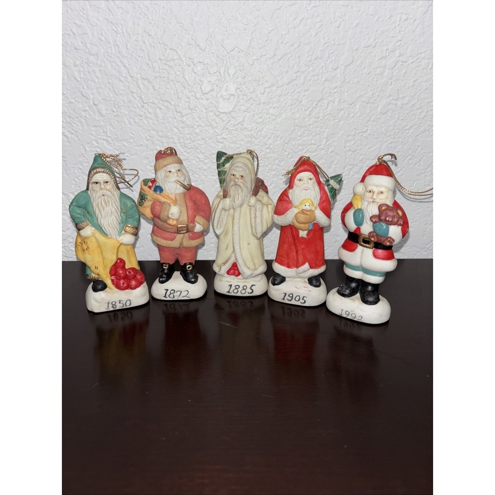 Set of 5 Vintage Christmas Eve "Memories‎ of Santa" 1850, 1872,1885,1905,1992